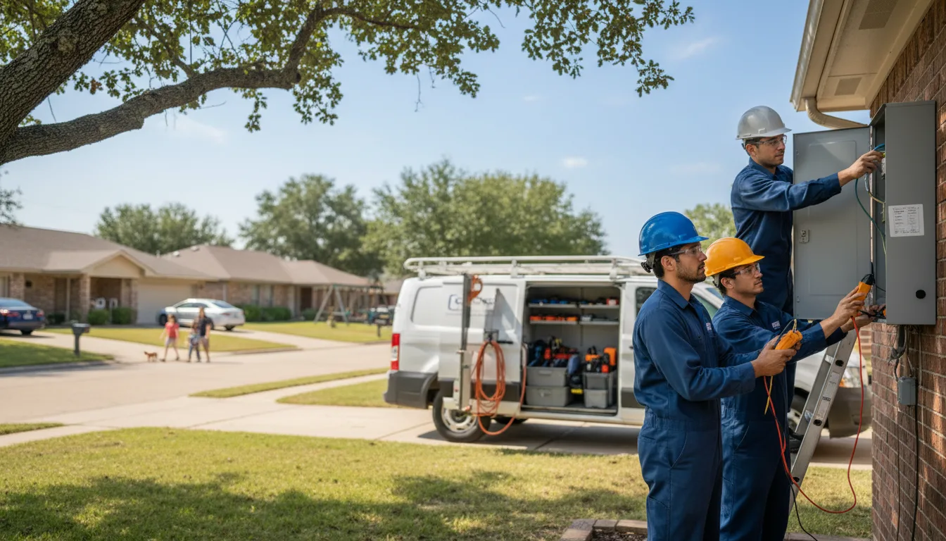 Certified electrician providing emergency electrical services in La Cygne, KS